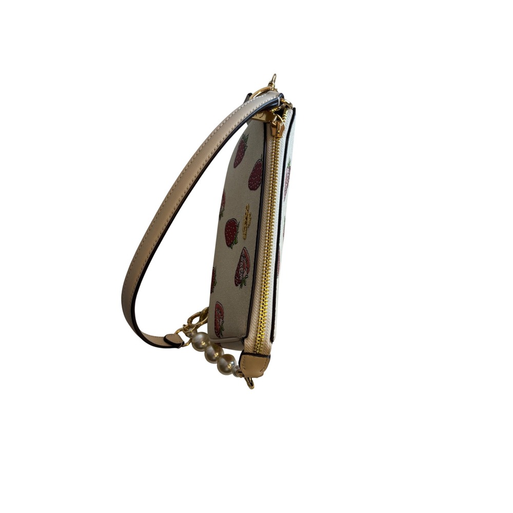 Coach Coach Carmen Mini Crossbody Bag w Strawberry Print‎ Detachable Charm Y2K - Picture 5 of 7